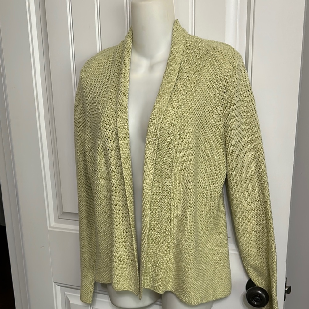 Eileen Fisher Celery Cardigan XS Doesn’t appear worn